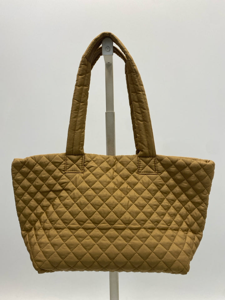 do everything in love Brown Quilted Handbag