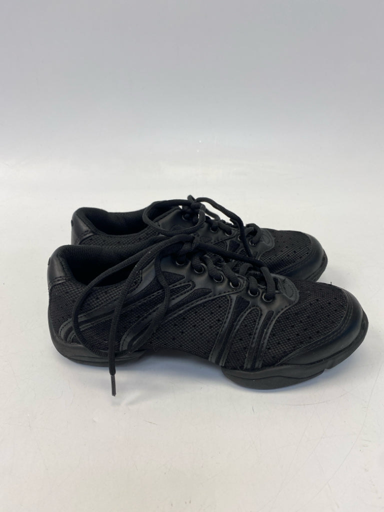 Capezio US Shoe Size 6.5 Black Lace-up Sneakers