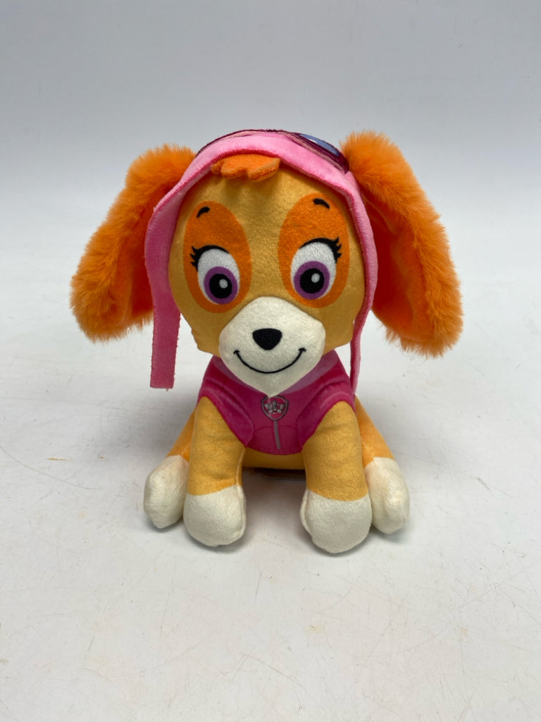 Orange Pink Paw Patrol Stuffed Animal