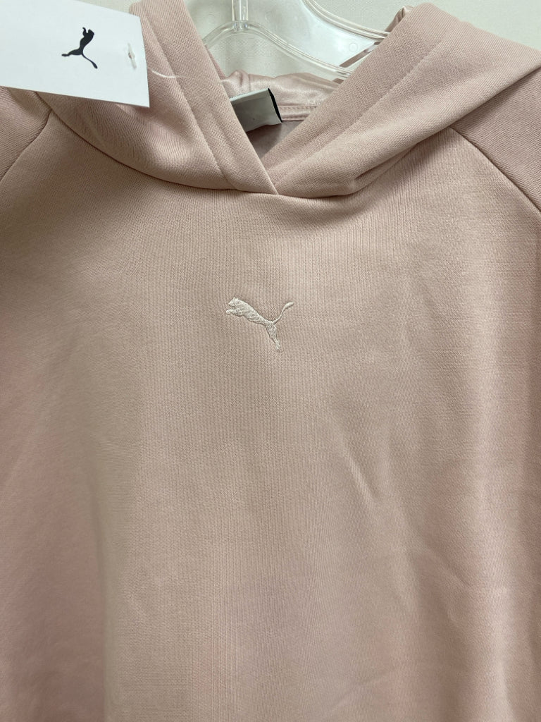 NWT Puma Size L Dusty Pink Hooded Ladies Sweatshirt