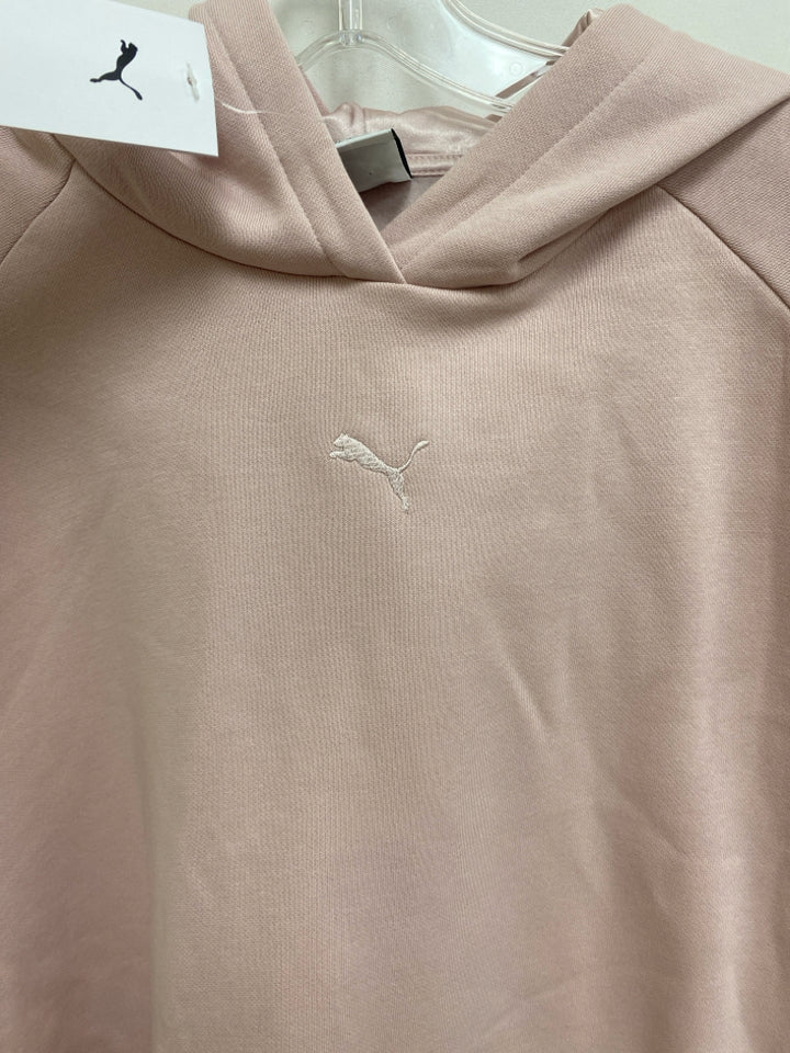 NWT Puma Size L Dusty Pink Hooded Ladies Sweatshirt