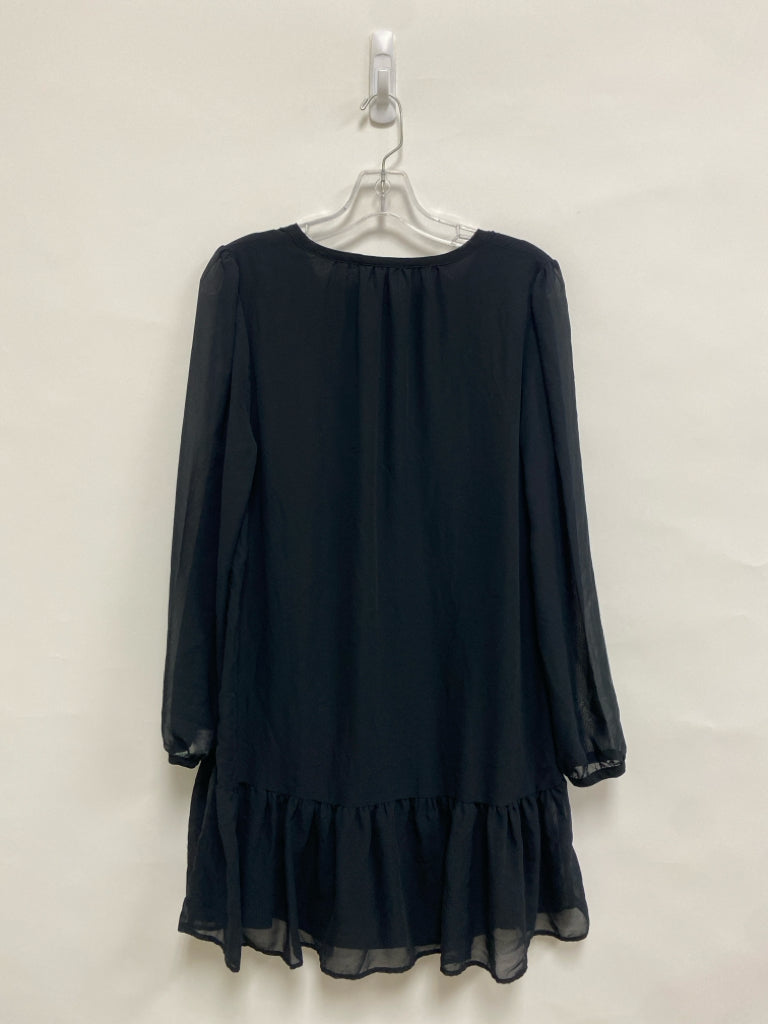 Draper James Size M Black Tiered Ladies Dress