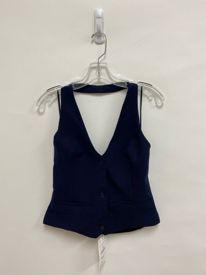 NWT Zara Size L Navy Halter Ladies Vest