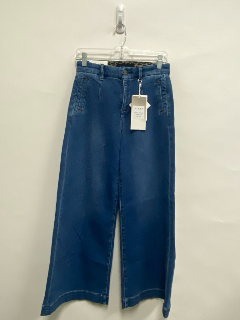 NWT RISEN Size 3 Blue Wide Leg Ladies Jeans