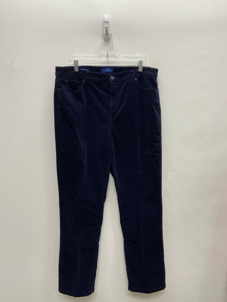 Talbots Size 16 Navy Corduroy Plus Size Pants
