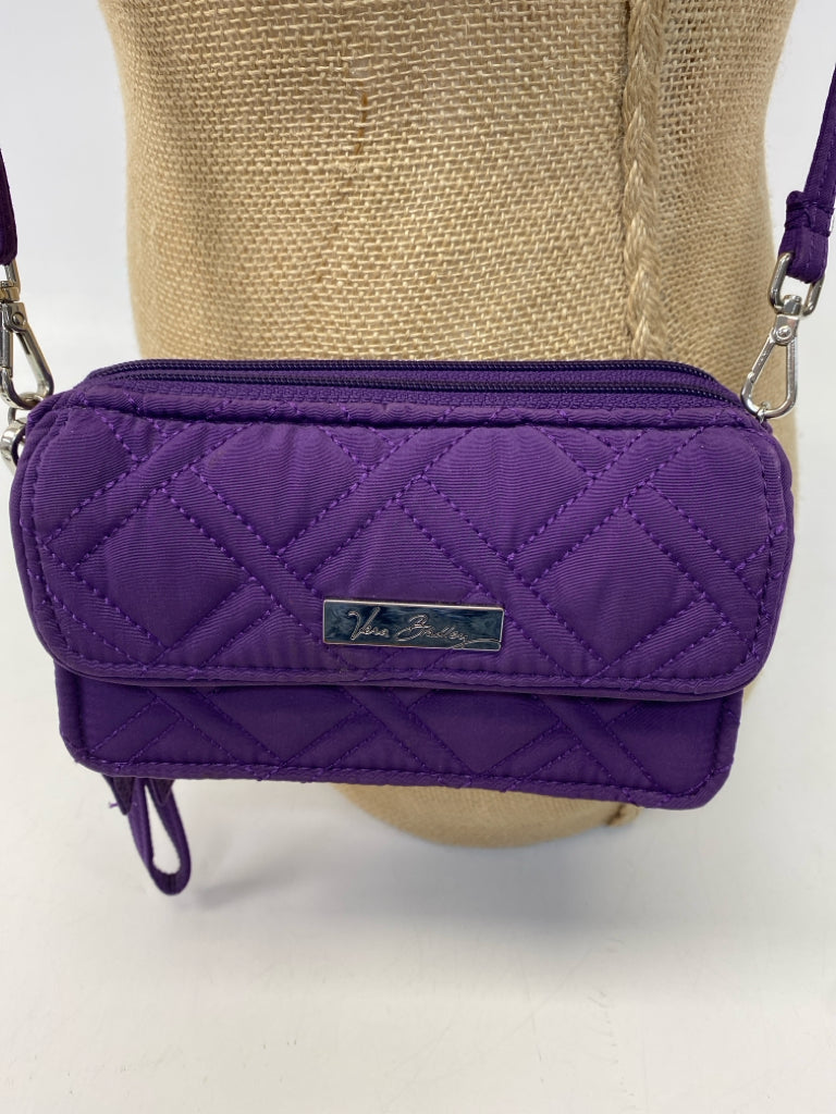 Vera Bradley Purple Quilted Fabric Crossbody