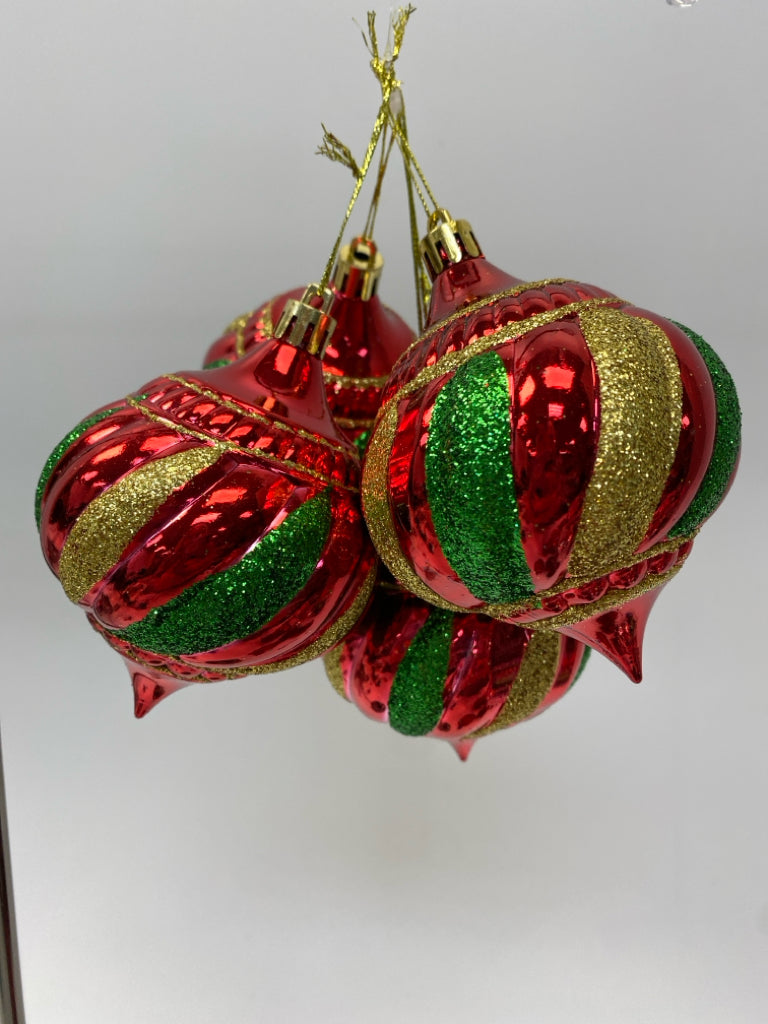 Red Green/Gold Ornaments