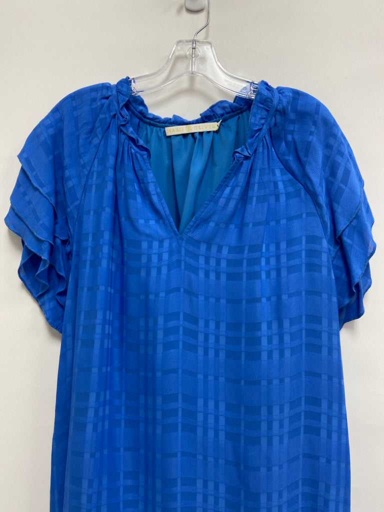 Marie Oliver Size L Blue Ladies Dress