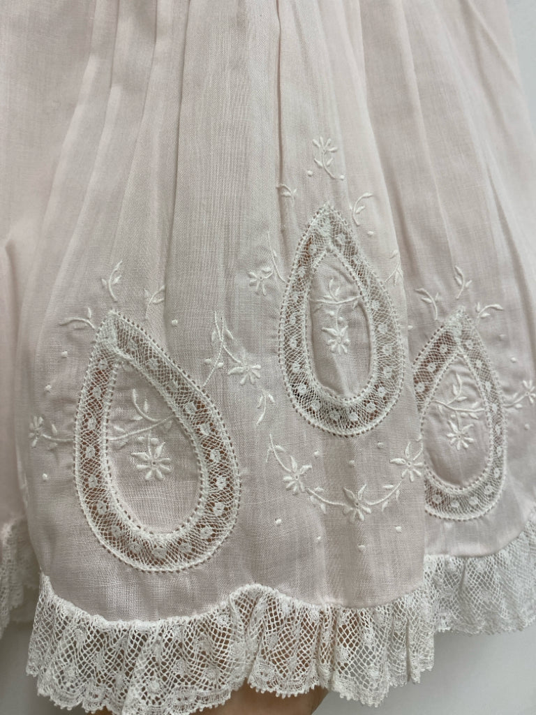 NWT Feltman Bros. SIZE 6M Pale Pink Smocking Embroidered Girl&