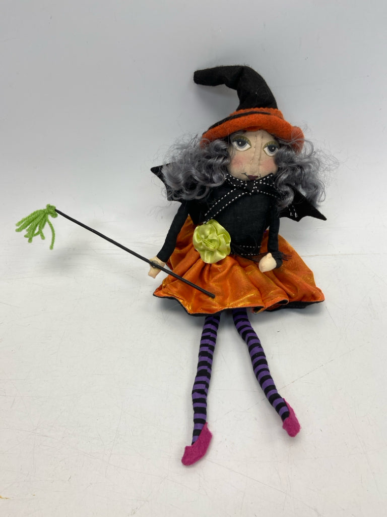 Orange Black/Multi Fabric Halloween