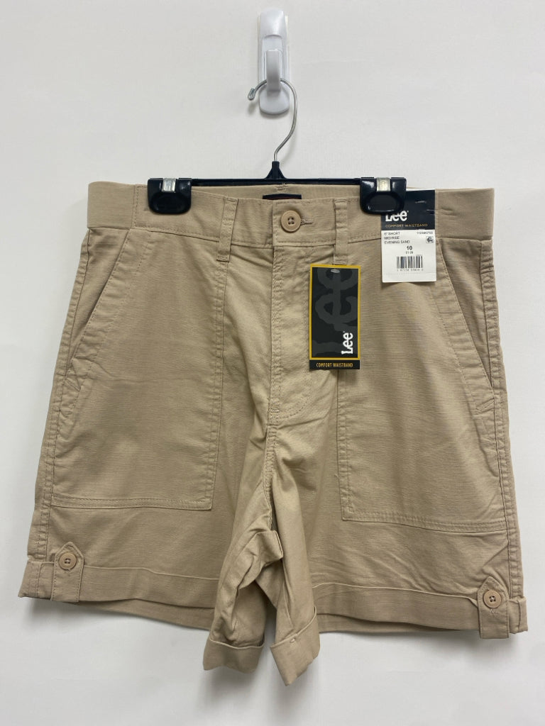 NWT Lee Size 10 Khaki Ladies Shorts