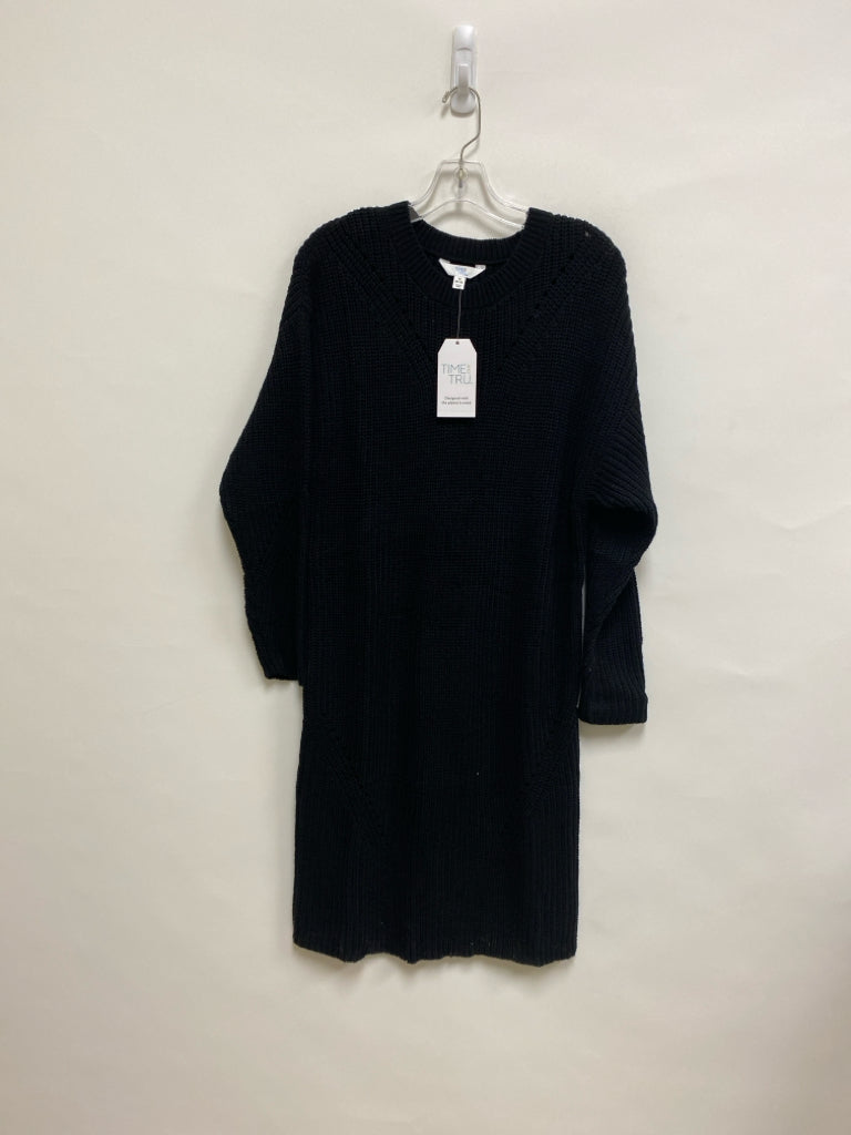 NWT Time and Tru Size M Black Knit Ladies Dress