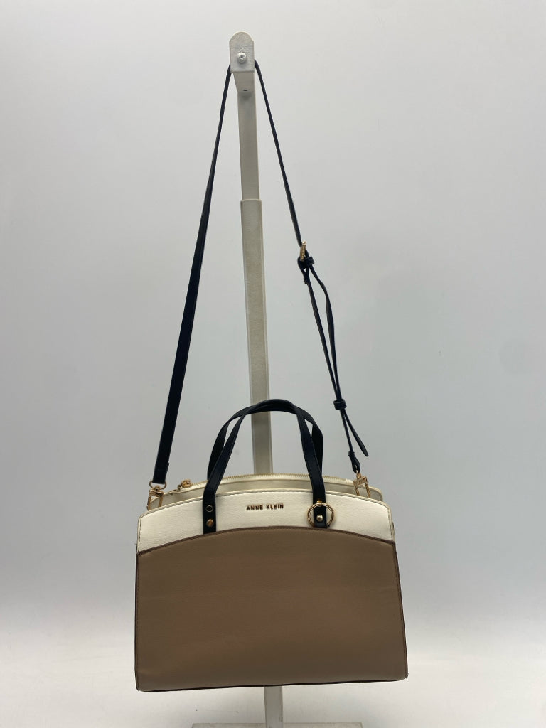 Anne Klein Tan Black/Cream Handbag