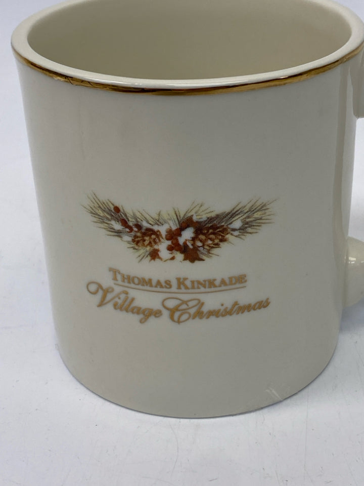 Thomas Kinkade Cream Christmas