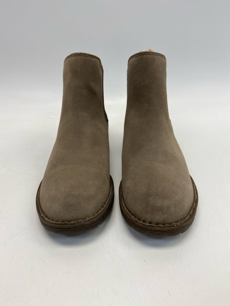 NWT Born  Size 9.5 Dark Taupe Suede Boots