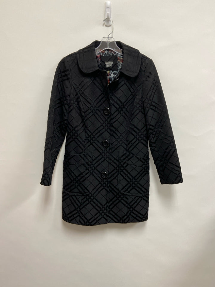 Size 8 Black Plaid Ladies Jacket