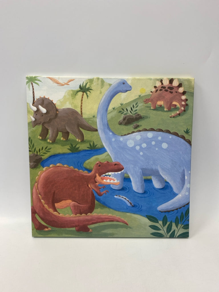 Blue/Green Brown/Gray Kids Canvas Art