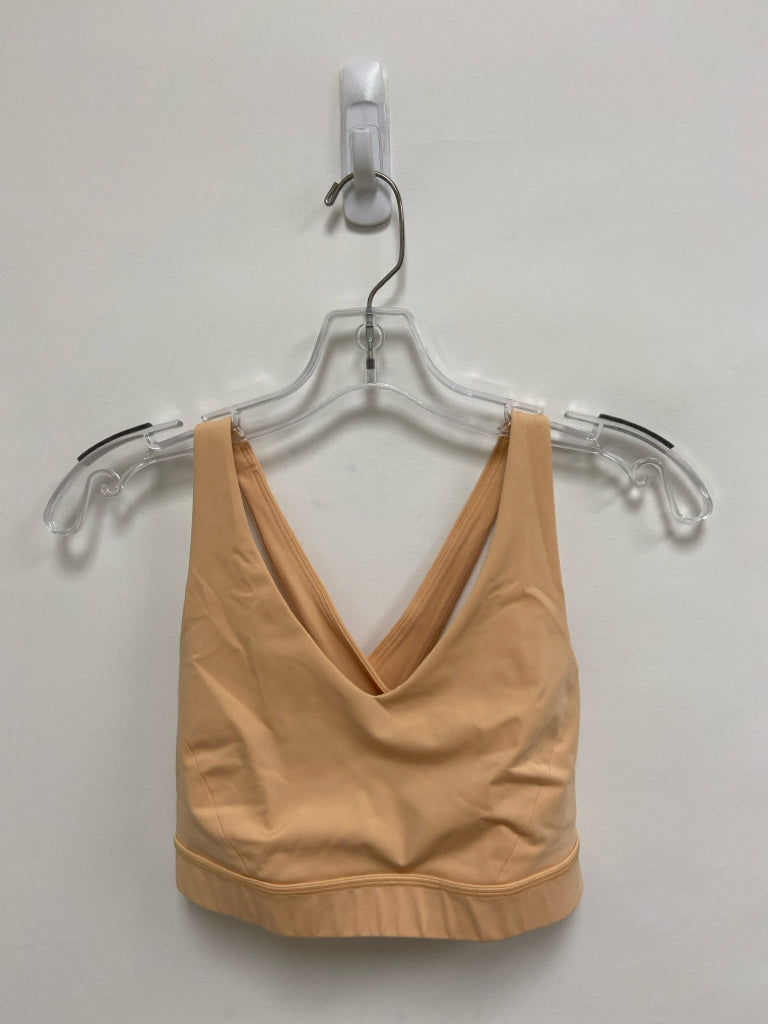 Lululemon Size 6 Apricot Athletic  Bra
