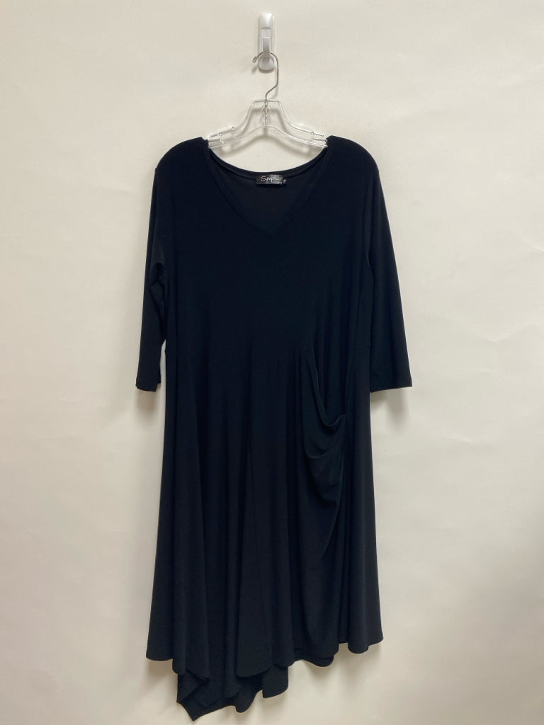 Sympli Size 10 Black Ladies Dress