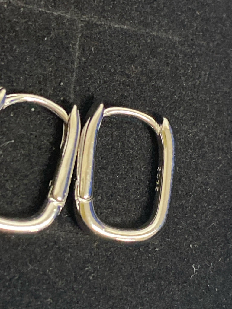 Silver Oval(s) Earrings