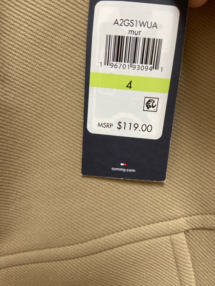 NWT Tommy Hilfiger Size 4 Tan Sleeveless Ladies Dress