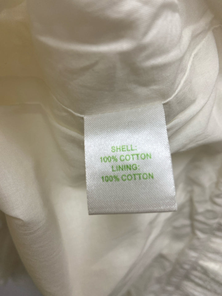 LILLY PULITZER Size 2 Ivory Sleeveless Eyelet Ladies Dress