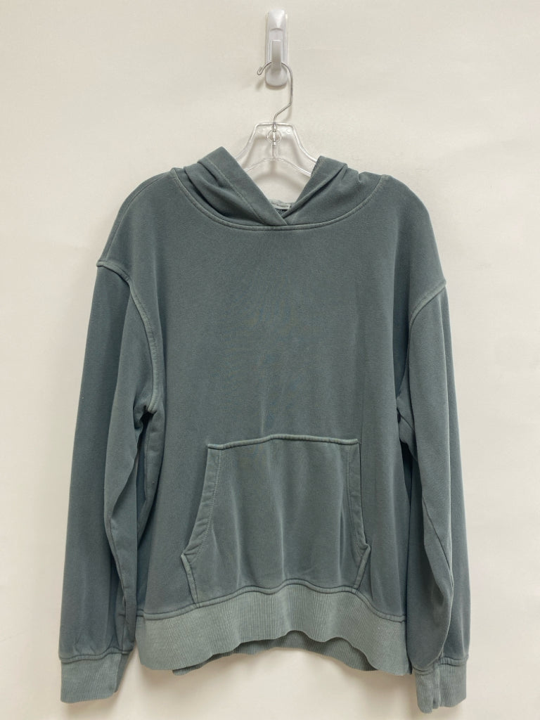 NWT Zenana Size L Dark Seafoam Hooded Ladies Sweatshirt
