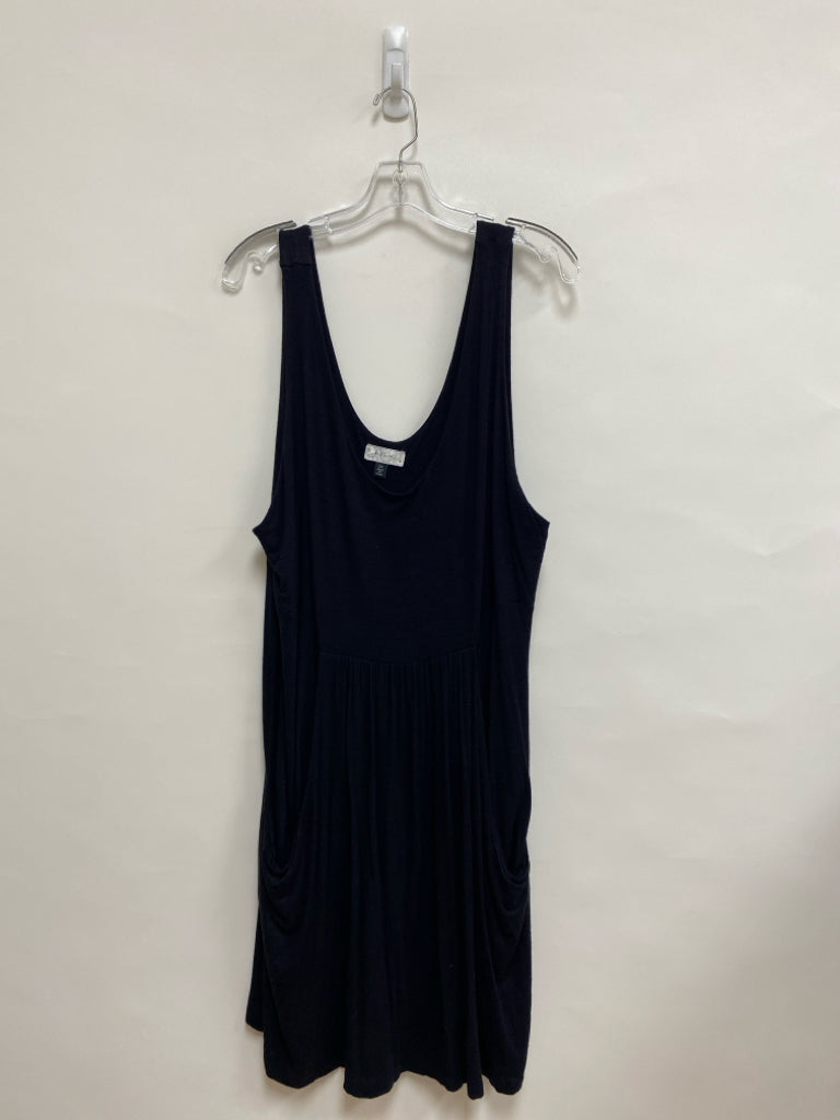 SIZE  2X Black Sleeveless Plus Size Dress