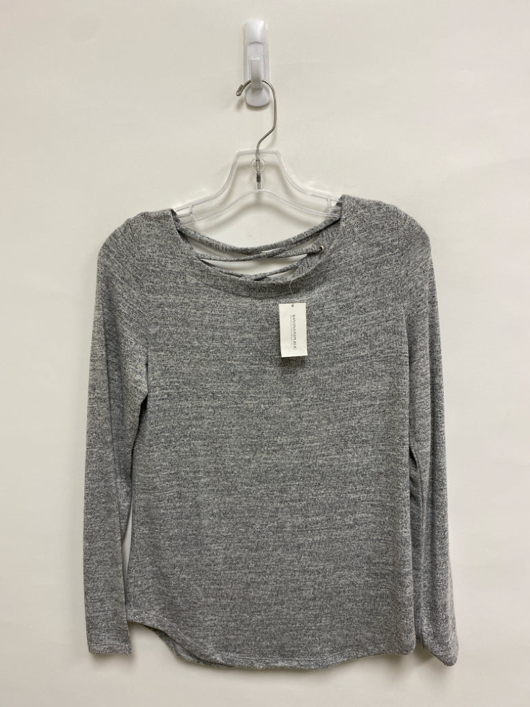 NWT Banana Republic Size XS Gray Charcoal Mottled Ladies Top
