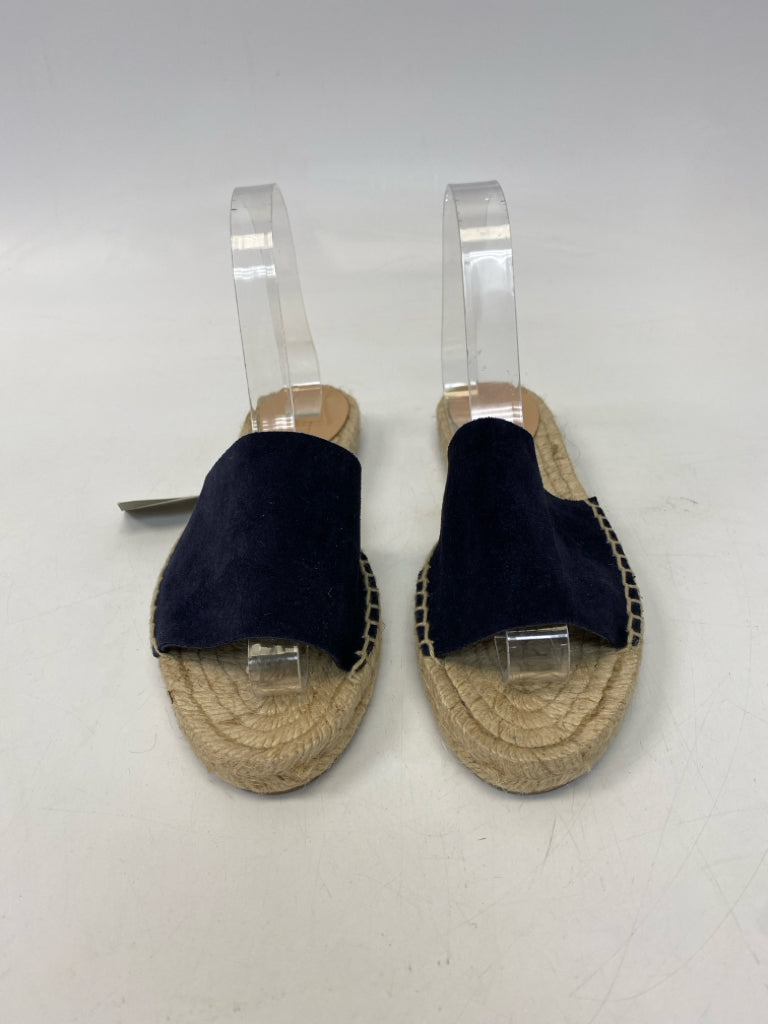 NWT J Crew  Size 7 Navy Sandals