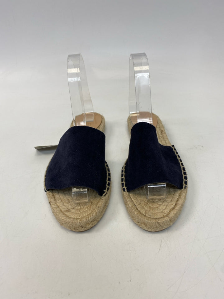 NWT J Crew  Size 7 Navy Sandals