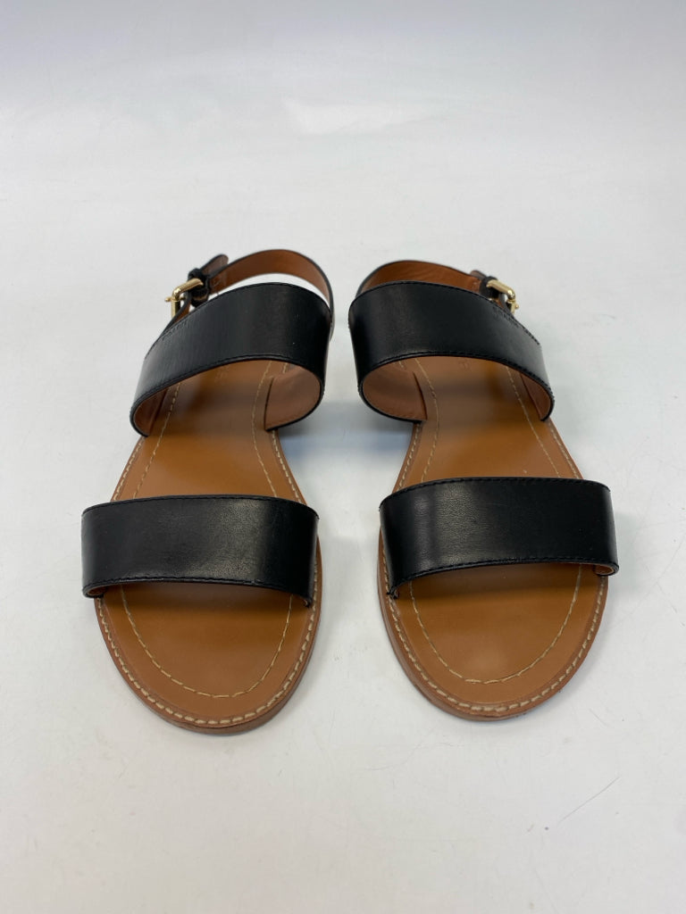 Coach  Size 8.5 Black Leather Sandals