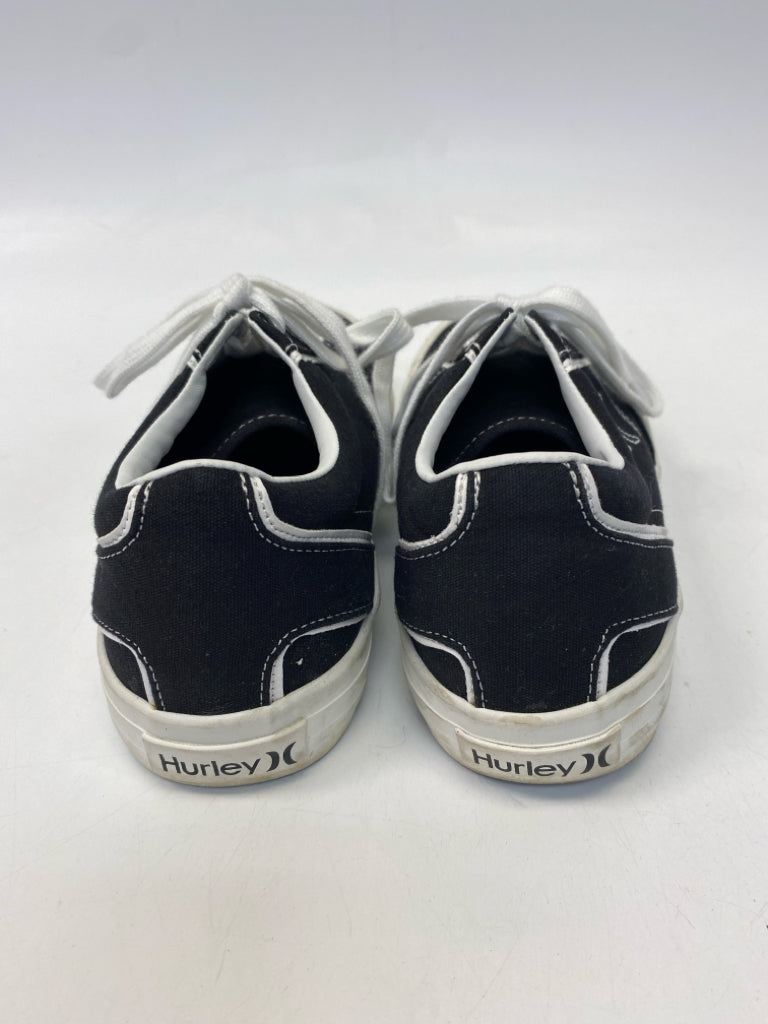 Hurley  Size 9 Black Lace-up Sneakers
