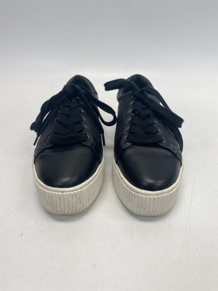 Halogen US Shoe Size 5.5 Black Lace-up Sneakers