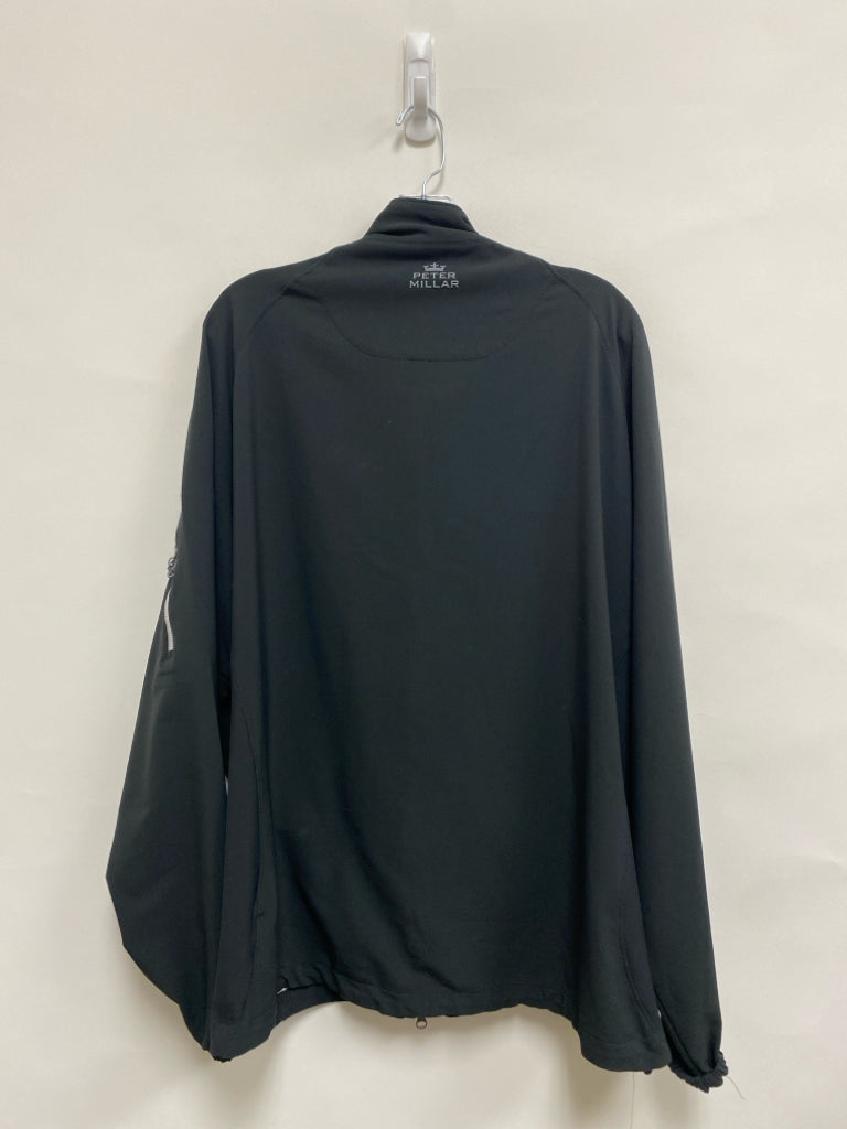 Peter Millar Size XL Black Gray Trimmed Men&