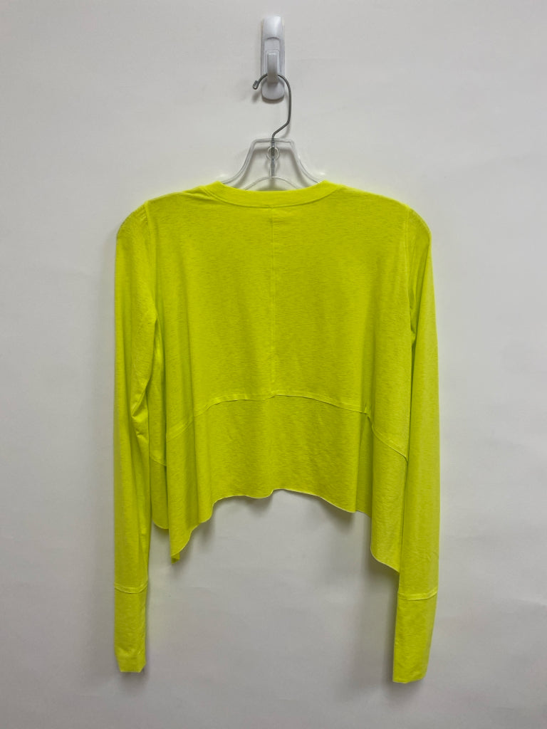 Free People Size XS Neon Yellow Cropped Ladies Top
