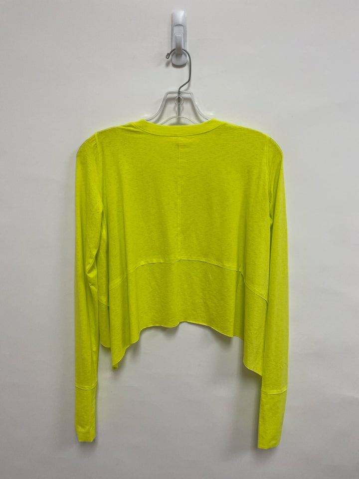 Free People Size XS Neon Yellow Cropped Ladies Top