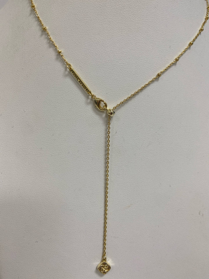 NWT Kendra Scott Gold Color Orange/Yellow Candy Necklace