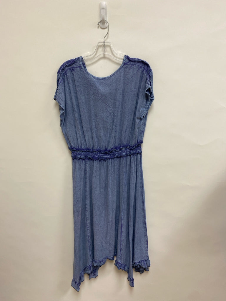 mlle gabrielle Size L Blue Purple Ladies Dress