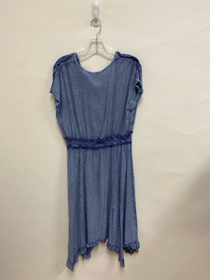 mlle gabrielle Size L Blue Purple Ladies Dress