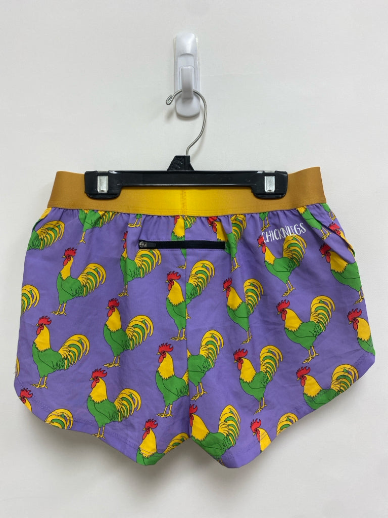 Size S Lavender Yellow Athletic Shorts