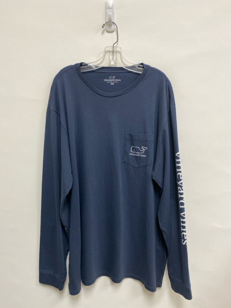 Vineyard Vines Size XXL Navy White Long Sleeve Men&