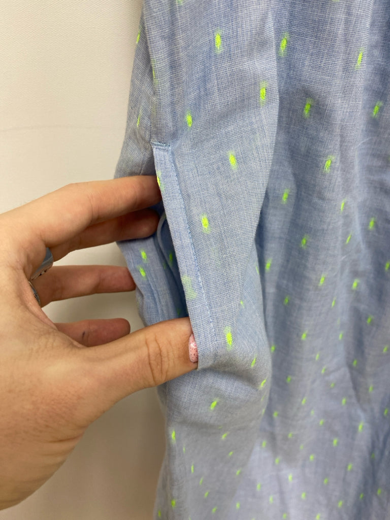 NWT Vineyard Vines SIZE M Blue Neon Yellow Girl&