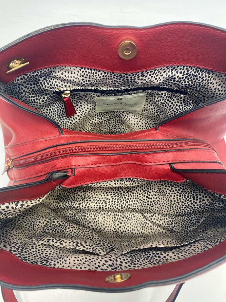 Dark Red Handbag