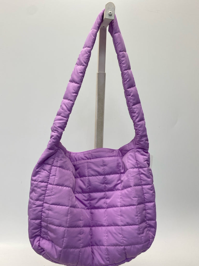Lavender Puffer Handbag