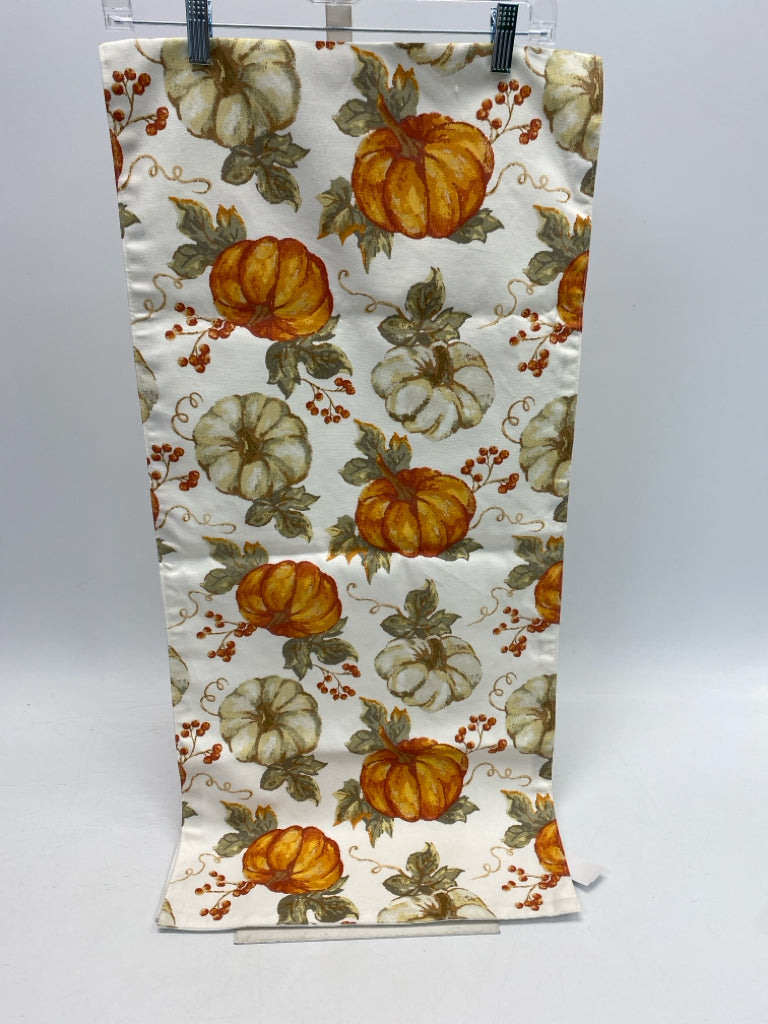 White Orange/Green Pumpkin Fall