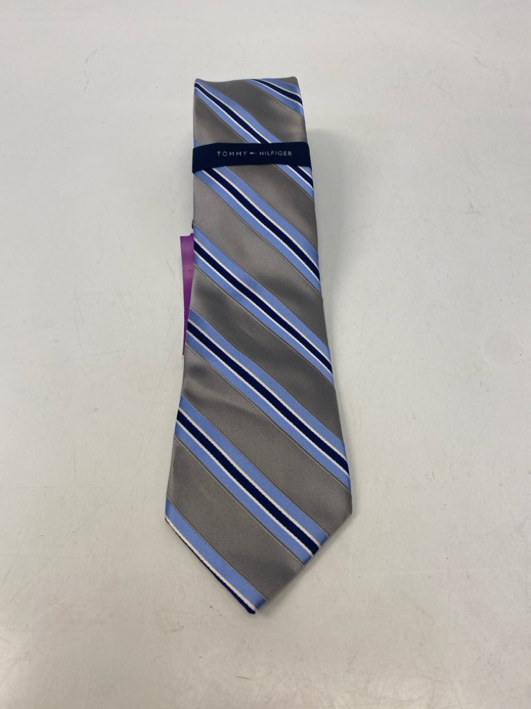 NWT Tommy Hilfiger Gray/Blue Striped Men&