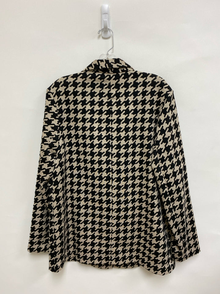 Sanctuary Size M Beige Black Houndstooth Ladies Jacket