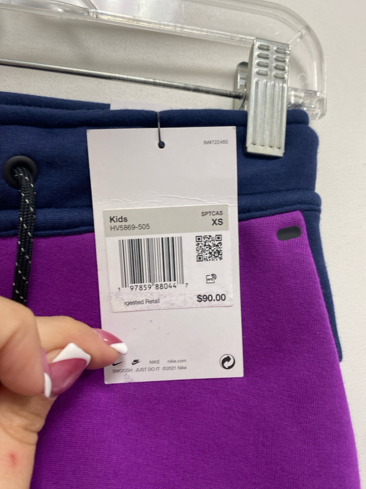 NWT Nike SIZE XS Purple Navy Girl&