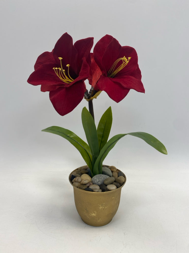 Red Green Floral Arrangement